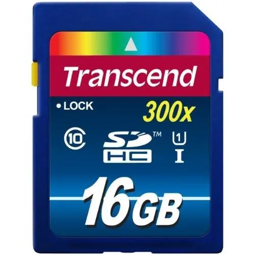 Transcend 16GB SDHC UHS-I Premium (Class 10) - TS16GSDU1