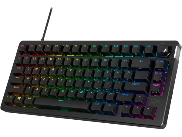 Геймърскa клавиатура HyperX Alloy Rise 75 - Ultra-customizable, Hot-Swappable, Linear Switch - HX-KEY-7G7A4AA