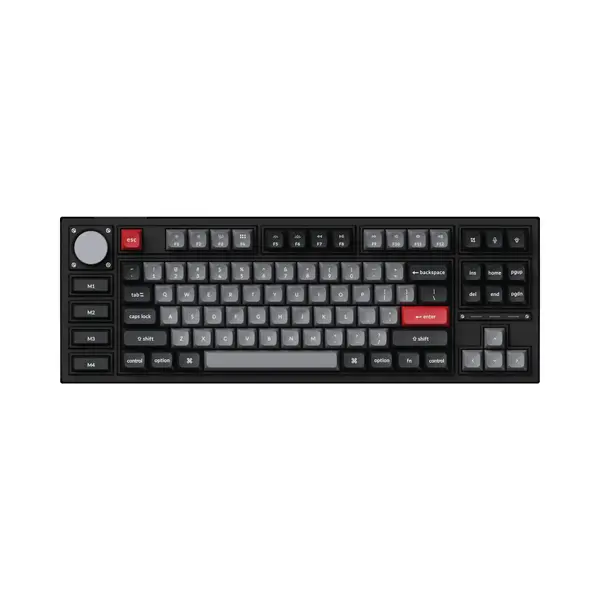 Клавиатура Keychron Q3 Pro Carbon Black TKL K Pro Red Switch RGB LED PBT - KEYCHRON-KEY-Q3P-M1