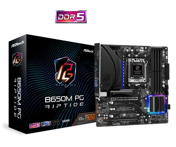 Дънна платка ASROCK B650M PG RIPTIDE /AM5 - 68214