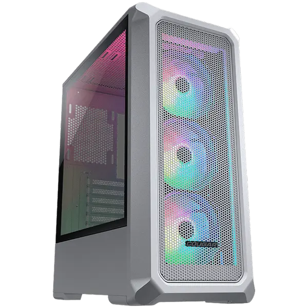 COUGAR Archon 2 Mesh RGB (White), Mid Tower, Mini ITX / Micro ATX / ATX, USB 3.0 x 2, USB 2.0 x 1 - CG385CC500002