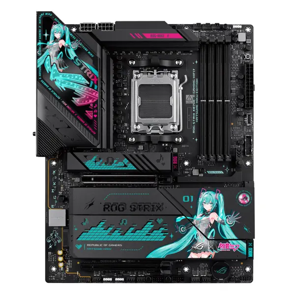 ASUS ROG STRIX X870E-H GAMING Hatsune Miku Edition WIFI 7 AM5 DDR5 - 90MB1MA0-M0EAY0
