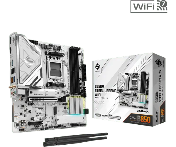 Дънна платка ASROCK B850M STEEL LEGEND WIFI (70764)