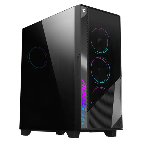 Кутия Gigabyte AORUS AC500 ST, Tempered Glass, RGB Fusion 2.0, Mid Tower - GA-CASE-AORUS-AC500GST