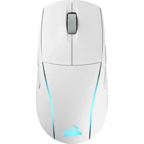 Геймърскa безжична/блутут мишка Corsair M75 White Wireless Lightweight RGB - CH-931D011-EU