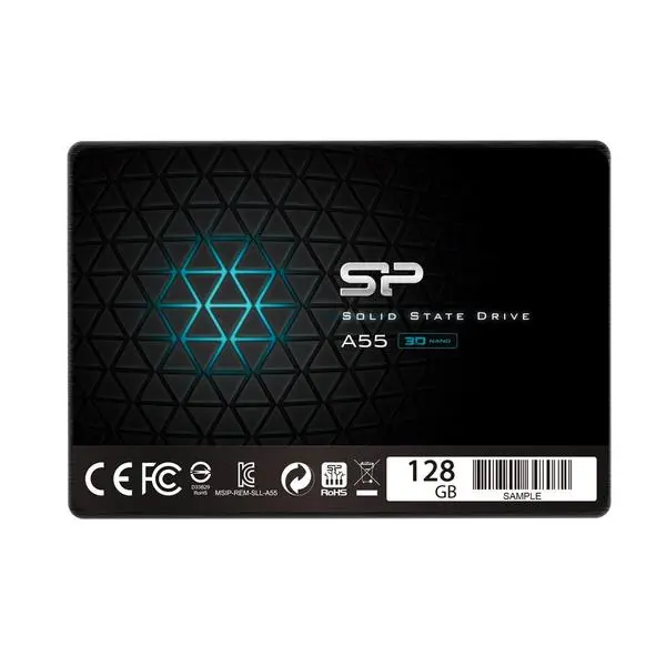 SSD SILICON POWER A55, 2.5", 128 GB, SATA3 - SP128GBSS3A55S25