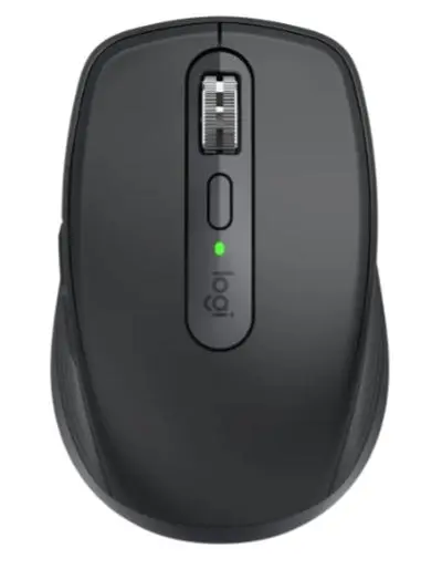 Logitech MX Anywhere 3S Graphite – Безжична мишка с лазерен сензор и 6 бутона