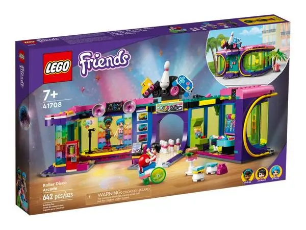 Дискотека с ролкови кънки LEGO Friends 41708 -  (A)   - 41708 (8 дни доставкa)