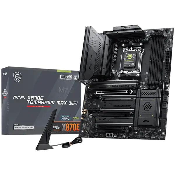 MSI MAG X870E TOMAHAWK MAX WIFI, ATX, Socket AM5, 4x DDR5 Dual Channel DDR5 up to 8400(OC)MHz - MAG_X870E_TOMAHAWK_MAX_WIFI