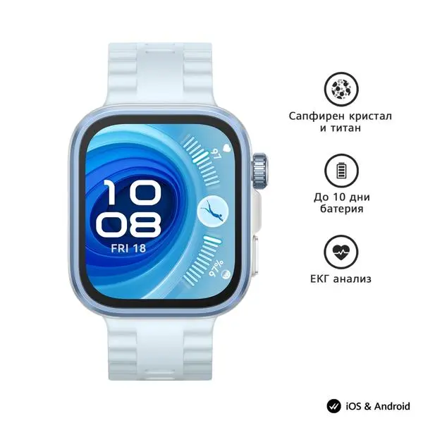 Huawei Watch Fit 4 pro, Seiya-B29F, Blue + Huawei FreeBuds SE 2 ULC-CT010 - 6942103155055_6942103101359