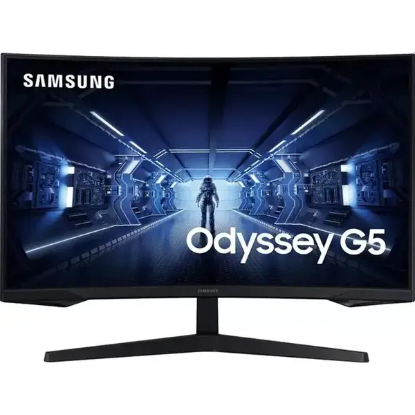 Samsung C27G55TQ, 27" Odyssey GAMING, Curved 1000R, VA QLED, 144 Hz, 1 ms , 2560x1440, 300 cd/m2 LC27G55TQBUXEN