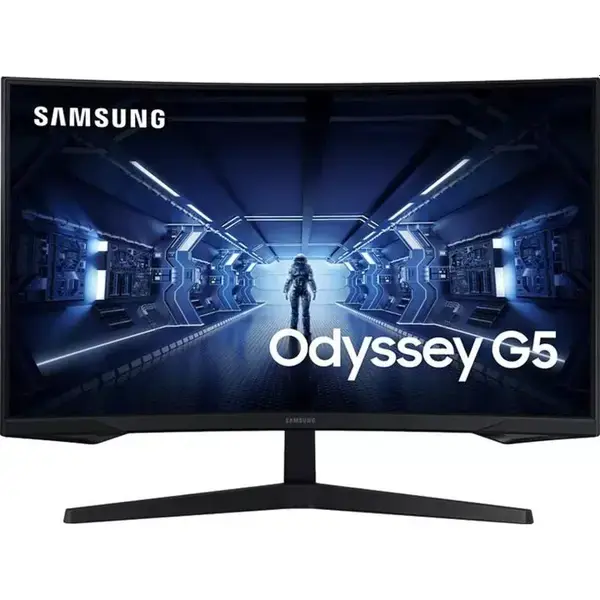 Samsung C27G55TQ, 27” Odyssey GAMING, Curved 1000R, VA QLED, 144 Hz, 1 ms, 2560x1440, 300 cd/m2 LC27G55TQBUXEN
