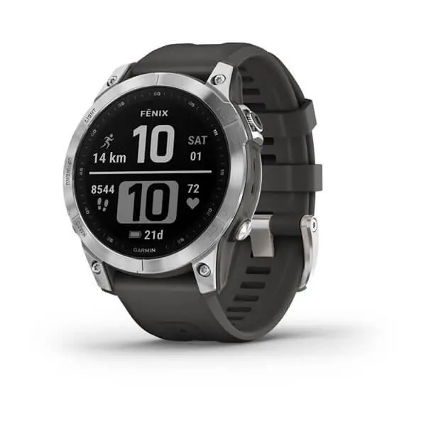 Garmin fenix 7 - fenix 7 - Silver с Graphite каишка - 010-02540-01