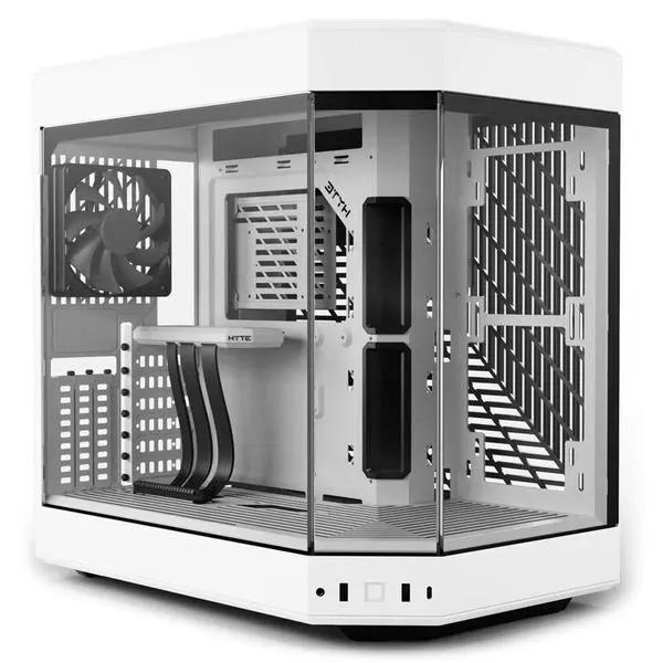 Кутия HYTE Y60 Tempered Glass, Mid-Tower, Бяло - HYTE-CASE-GEHY-020