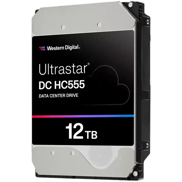 HDD Server WD Ultrastar DC HC555 12TB 512e SE, 3.5", 512MB, 7200 RPM, SATA, NP3, SKU: 0B48720 - WUH722012CLE6L4