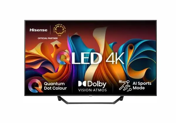 Hisense 50" A7NQ, 4K Ultra HD 3840x2160, Quantum Dot, Light Sensor,HDR 10+, HLG, Dolby Vision, Dolby Atmos - 50A7NQ