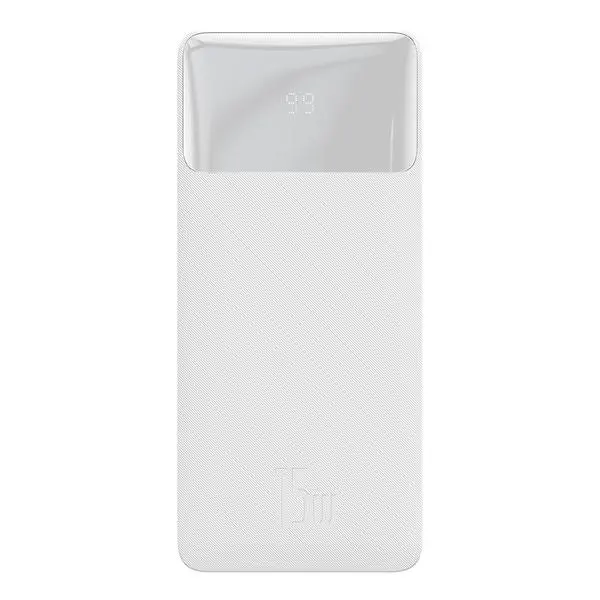 Външна батерия Baseus Bipow PPBD050202 30000mAh 15W бял + USB-A - Micro USB кабел 0.25m бял