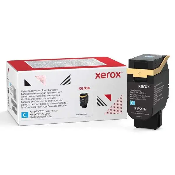 Xerox C320/C325 High-Capacity Cyan Toner Cartridge 5.5K - 006R04832