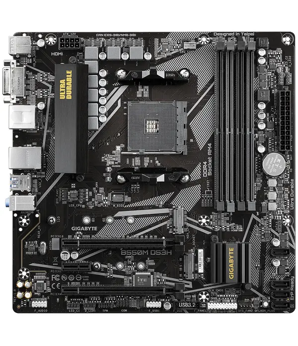 GIGABYTE B550M DS3H: Достъпна дънна платка с отлично качество
