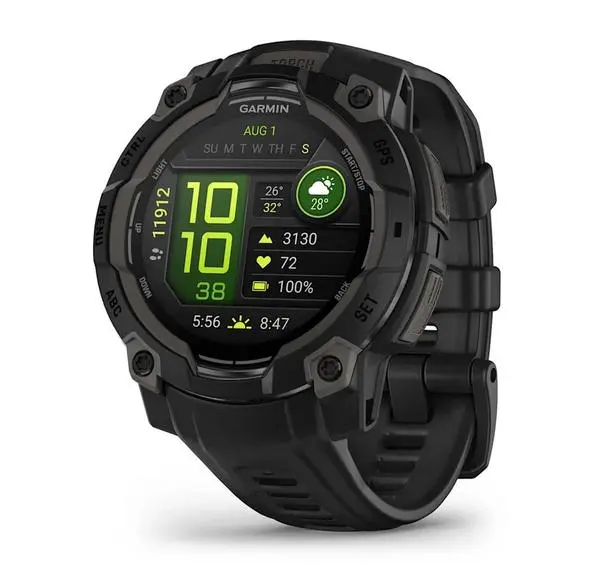 Garmin Instinct 3 - 45 мм, AMOLED - Instinct 3 - 45 мм, AMOLED - Black с Black каишка - 010-02936-00