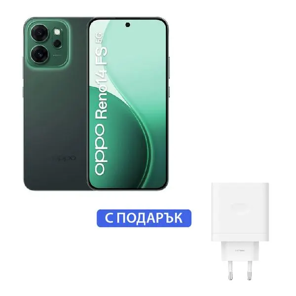 Мобилен телефон Oppo Reno 14 FS Luminous Green 12+512GB (v)