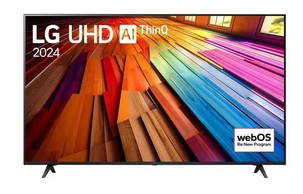 LG  65" 4K UltraHD TV 4K (3840 x 2160), DVB-T2/C/S2, webOS 24 Smart TV, ThinQ AI, Alpha 5 AI 4K Gen7 - 65UT80003LA