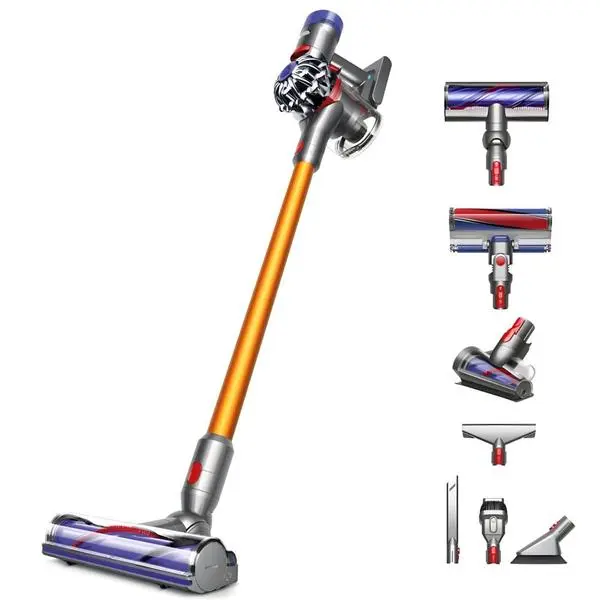 Прахосмукачка Dyson V8 Absolute SV25 EU, вертикална, безжична, 540ml капацитет на контейнера, до 40 минути време на работа, 2 режима на мощност, сива