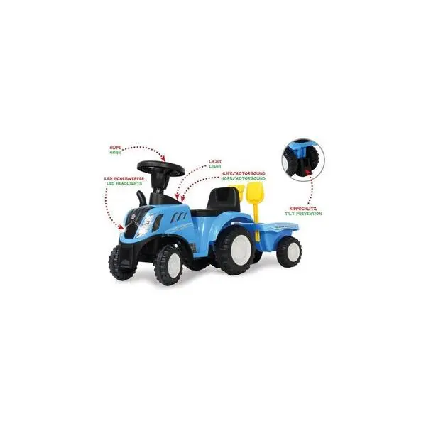 Jamara New Holland t7 Трактор скутер син 1+ -  (A)   - 460355 (8 дни доставкa)