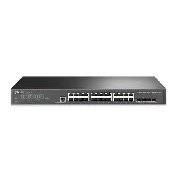 24-портов гигабит L2 управляем комутатор TP-Link JetStream TL-SG3428 с 4-SFP слота