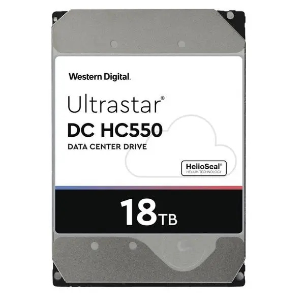 WD Ultrastar DC HC550 18TB 7200/SATA3/512MB WUH721818ALE6L4