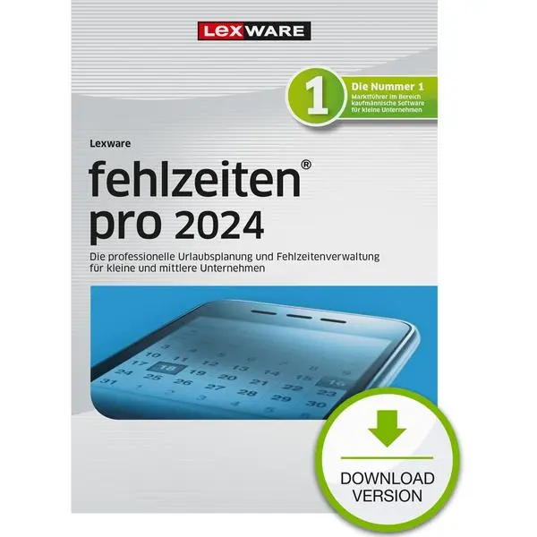 ESD Lexware Fehlzeiten Pro 2024 - 1 Device, 1 Year - ESD-DownloadESD -  (К)  - 09174-2037 (8 дни доставкa)