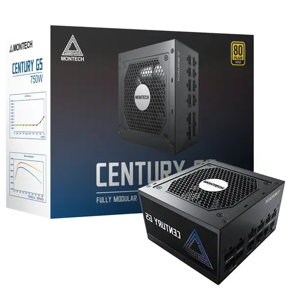 Montech Захранване CENTURY G5 750, PSU ATX3.0, Gold, Full Modular - MONTECH-CENTURY-G5-750