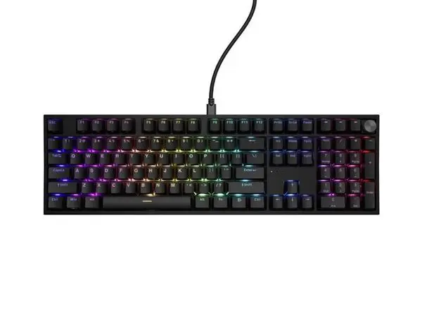 Genesis Mechanical Gaming Keyboard Thor 404 Black RGB Backlight Outemu Peach Silent, US Layout - NKG-2298