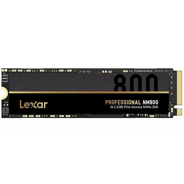 LEXAR NM800 512GB High Speed PCIe Gen 4 with 4 Lanes M.2 NVMe, up to 7000 MB/s read and 3000 MB/s write - LNM800X512G-RNNNG