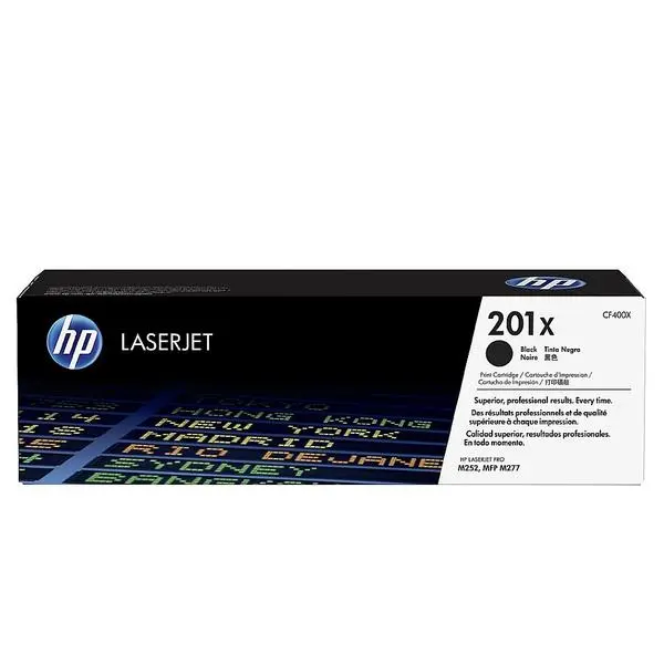 HP 201X High Capacity Black Original LaserJet Toner Cartridge (CF400X) - CF400X