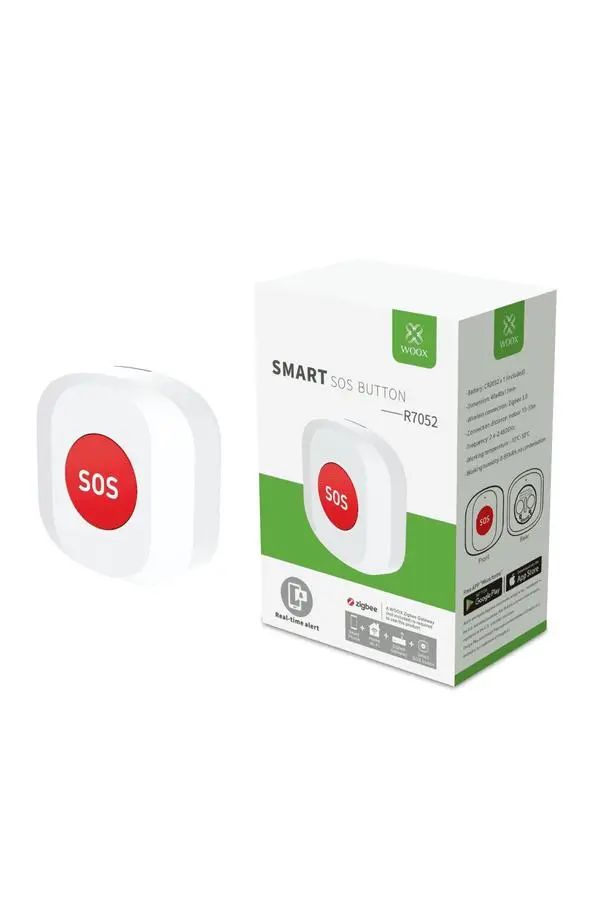Умен бутон Woox Button Zigbee Smart SOS Button - R7052