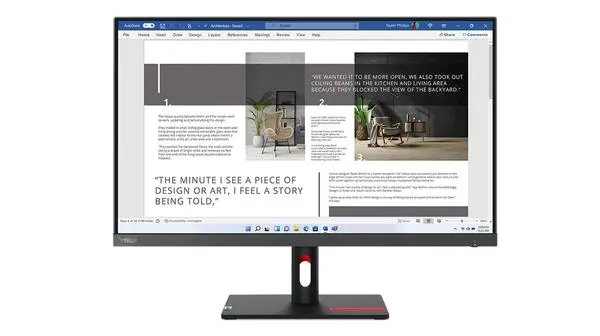 Представяме ви Lenovo ThinkVision S27i-30 27-инчов IPS монитор с Full HD резолюция