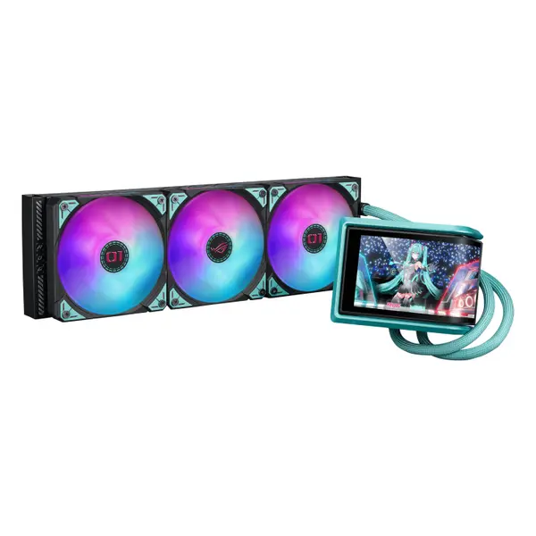 Охладител за процесор ASUS ROG RYUO IV 360 ARGB Hatsune Miku Edition - ASUS-FAN-ROG-RYUO-HM