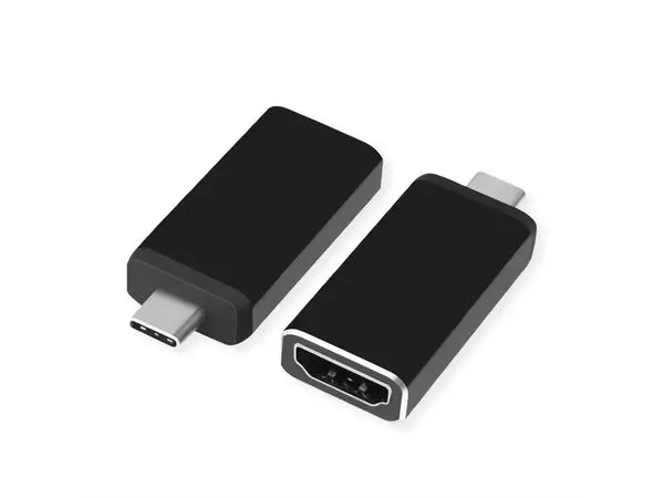 ROLINE Адаптер USB Type C - HDMI, M/F, черен - S3217-20