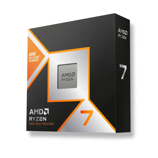 Процесор AMD RYZEN 7 9800X3D, 8-Core, 4.7 GHz, 96MB, 120W, AM5, BOX, No Cooler - 100-1000001084WOF