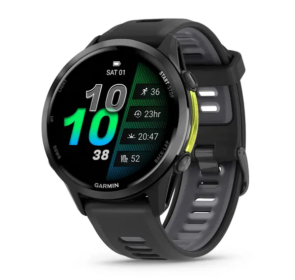 Garmin Forerunner 970 - Forerunner 970 - Carbon Grey DLC Titanium с Black корпус и Black/Translucent Whitestone каишка - 010-02969-10