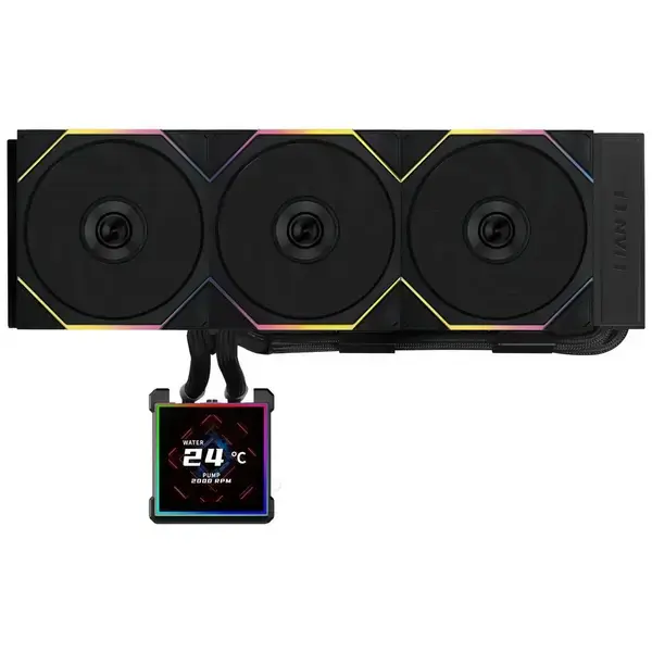 Охладител за процесор Lian Li HydroShift II LCD-S 360TL RGB - Черен - LL-FAN-WASE-998
