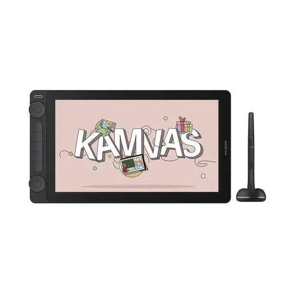 Графичен дисплей таблет HUION Kamvas 13, 5080 LPI, Черен - HUION-TAB-GS1333