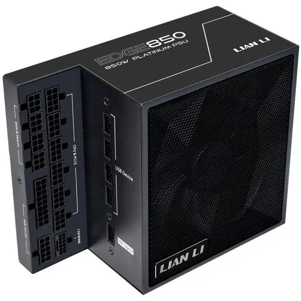 Захранване Lian Li EDGE EG0850 Black 850W 80+ Platinum PCIe 5.1, ATX 3.1 - G9P.EG0850.BE00.EU