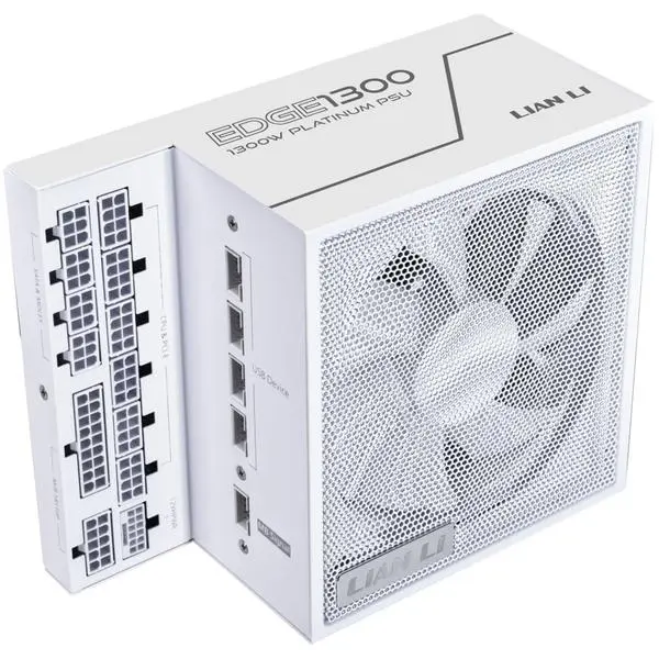 Захранване Lian Li EDGE EG1300 White 1300W 80+ Platinum PCIe 5.1, ATX 3.1 - G9P.EG1300.WE00.EU
