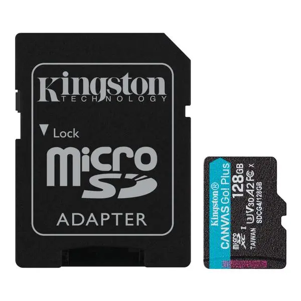 KINGSTON SDMICRO 128GB UHS-I CL10 PLASTIC - SDCG4/128