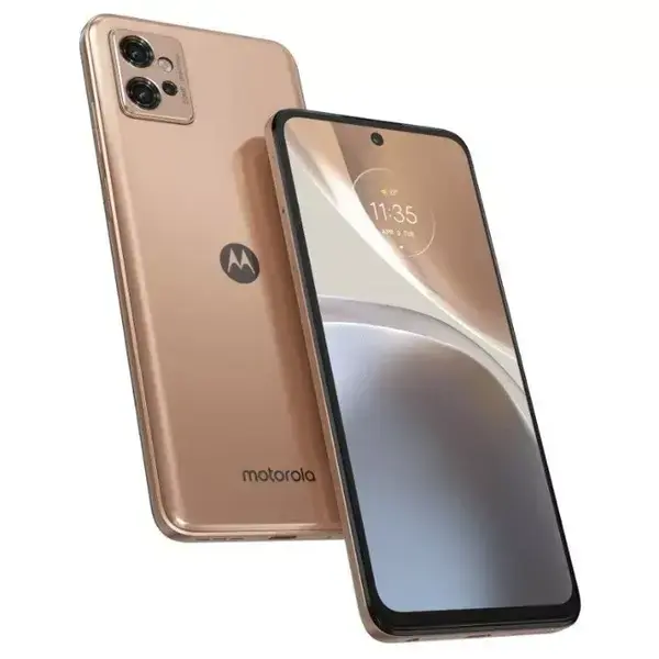 Motorola Moto G32 (златист), поддържа 2 SIM карти, 6.5" (16.51cm) LCD 90Hz дисплей, осемядрен Qualcomm Snapdragon 680 (4x 2.4GHz & 4x 1.9GHz), 8GB RAM, 256GB Flash памет, 50 + 8 + 2 + 16 Mpix камера, Android,PAUU0048PL