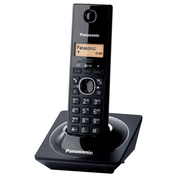 Безжичен DECT телефон Panasonic KX-TG1711 - черен