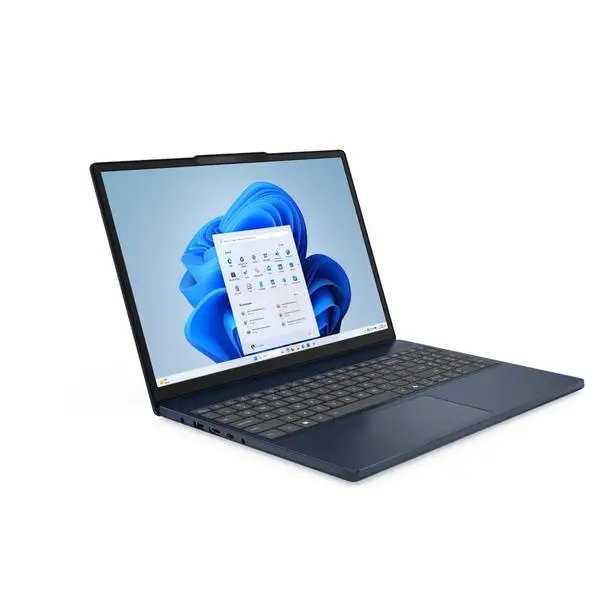 Лаптоп Lenovo IdeaPad Slim 3 15IRH10 (83K1007GBM83K1007GBM)(син),десетядрен Intel Core i7-13620H 3.6/4.9GHz, 15.3"(38.86 cm), WUXGA IPS Anti-glare Display (HDMI), 16GB DDR5, 512GB SSD, 2x USB 3.2 Gen 1 Type-A, No OS, 1.59 kg