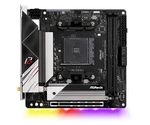 ASRock B550 Phantom Gaming-ITX/ax, AM4, Polychrome RGB - B550  PHANTOM GAMING-ITX/AX